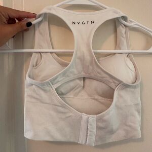 White NVGNT sports bra - pads still included